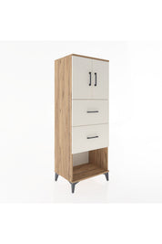 Hyperion Dolap 2 Raflı 2 Çekmeceli 2 Kapaklı 60x44x163 - S53M075V7B
