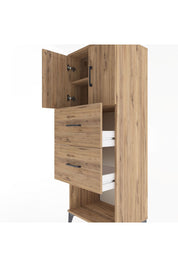 Hyperion Dolap 2 Raflı 2 Çekmeceli 2 Kapaklı 60x44x163 - S53M075V9B