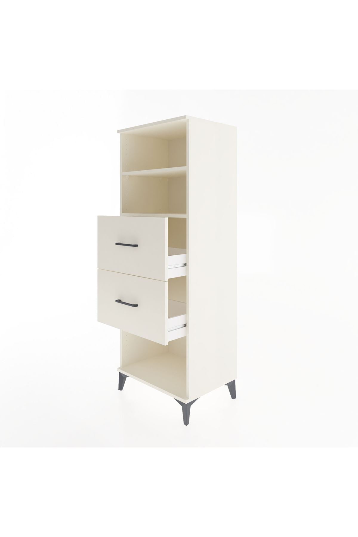 Hyperion Dolap 2 Raflı 2 Çekmeceli 60x44x163 - S53M076V1B