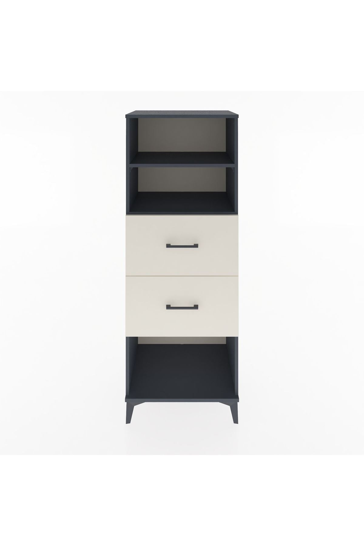Hyperion Dolap 2 Raflı 2 Çekmeceli 60x44x163 - S53M076V4B