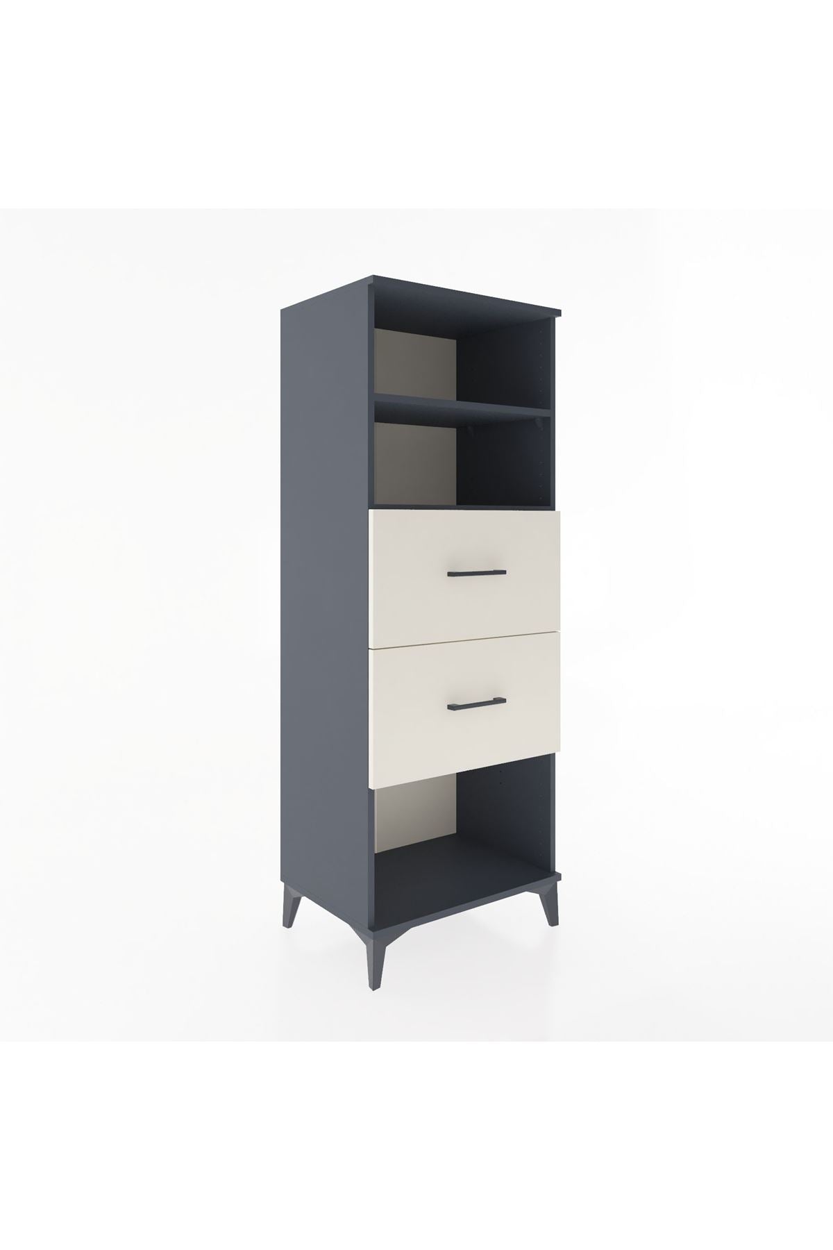 Hyperion Dolap 2 Raflı 2 Çekmeceli 60x44x163 - S53M076V4B