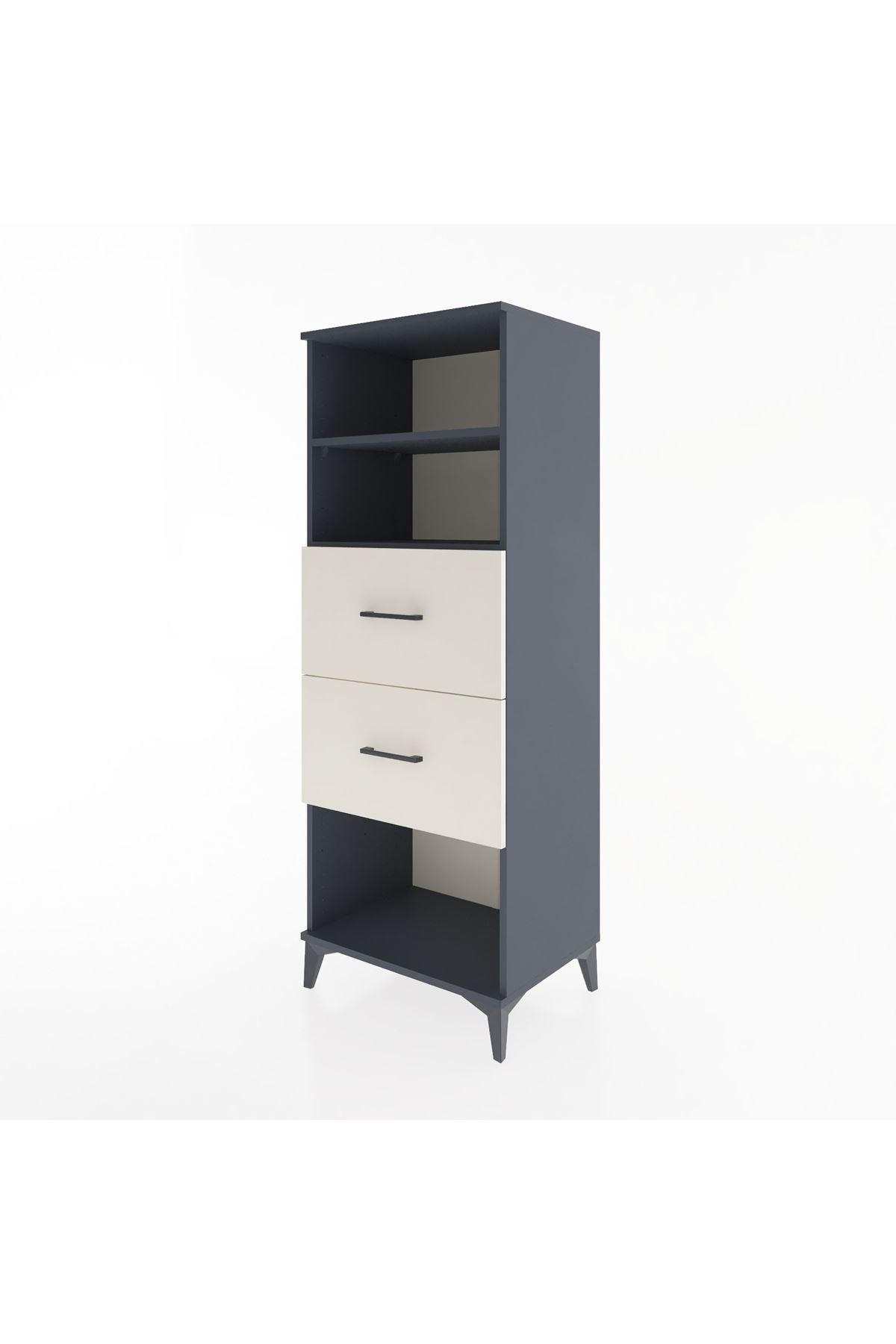 Hyperion Dolap 2 Raflı 2 Çekmeceli 60x44x163 - S53M076V4B