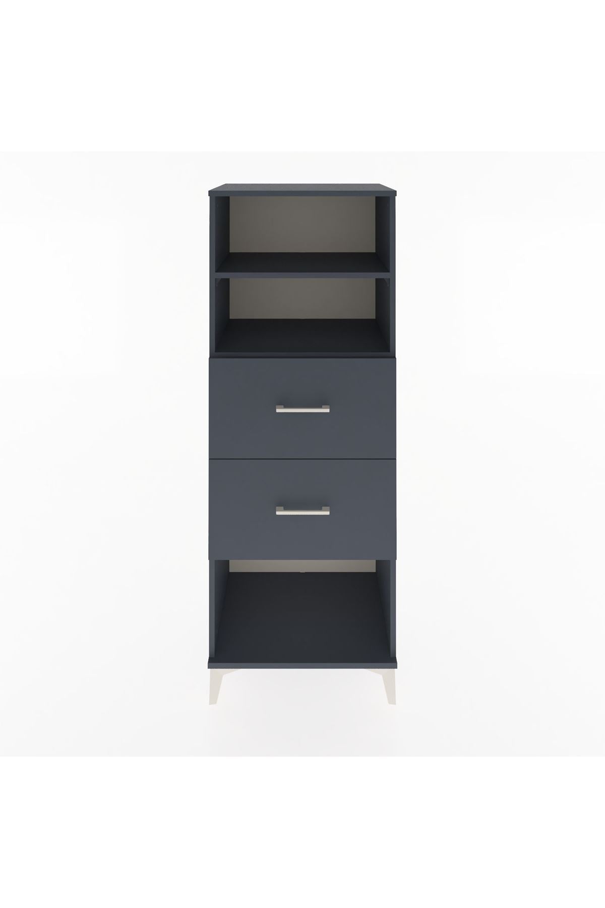 Hyperion Dolap 2 Raflı 2 Çekmeceli 60x44x163 - S53M076V5B