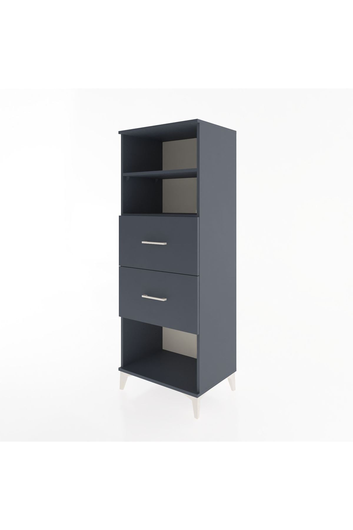 Hyperion Dolap 2 Raflı 2 Çekmeceli 60x44x163 - S53M076V5B