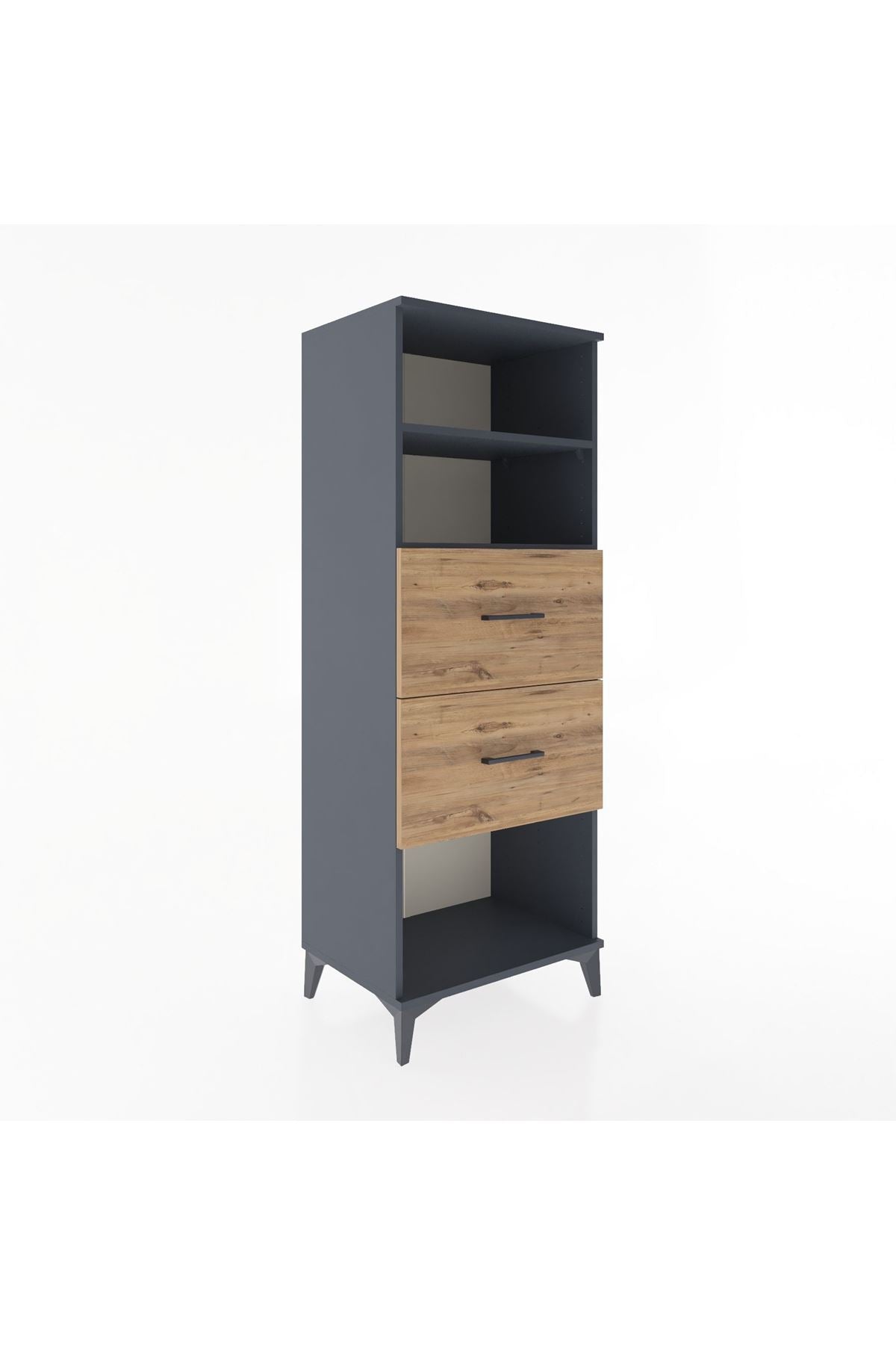 Hyperion Dolap 2 Raflı 2 Çekmeceli 60x44x163 - S53M076V6B