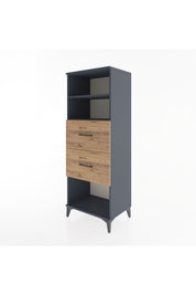 Hyperion Dolap 2 Raflı 2 Çekmeceli 60x44x163 - S53M076V6B