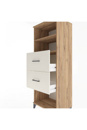Hyperion Dolap 2 Raflı 2 Çekmeceli 60x44x163 - S53M076V7B