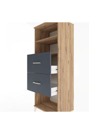 Hyperion Dolap 2 Raflı 2 Çekmeceli 60x44x163 - S53M076V8B