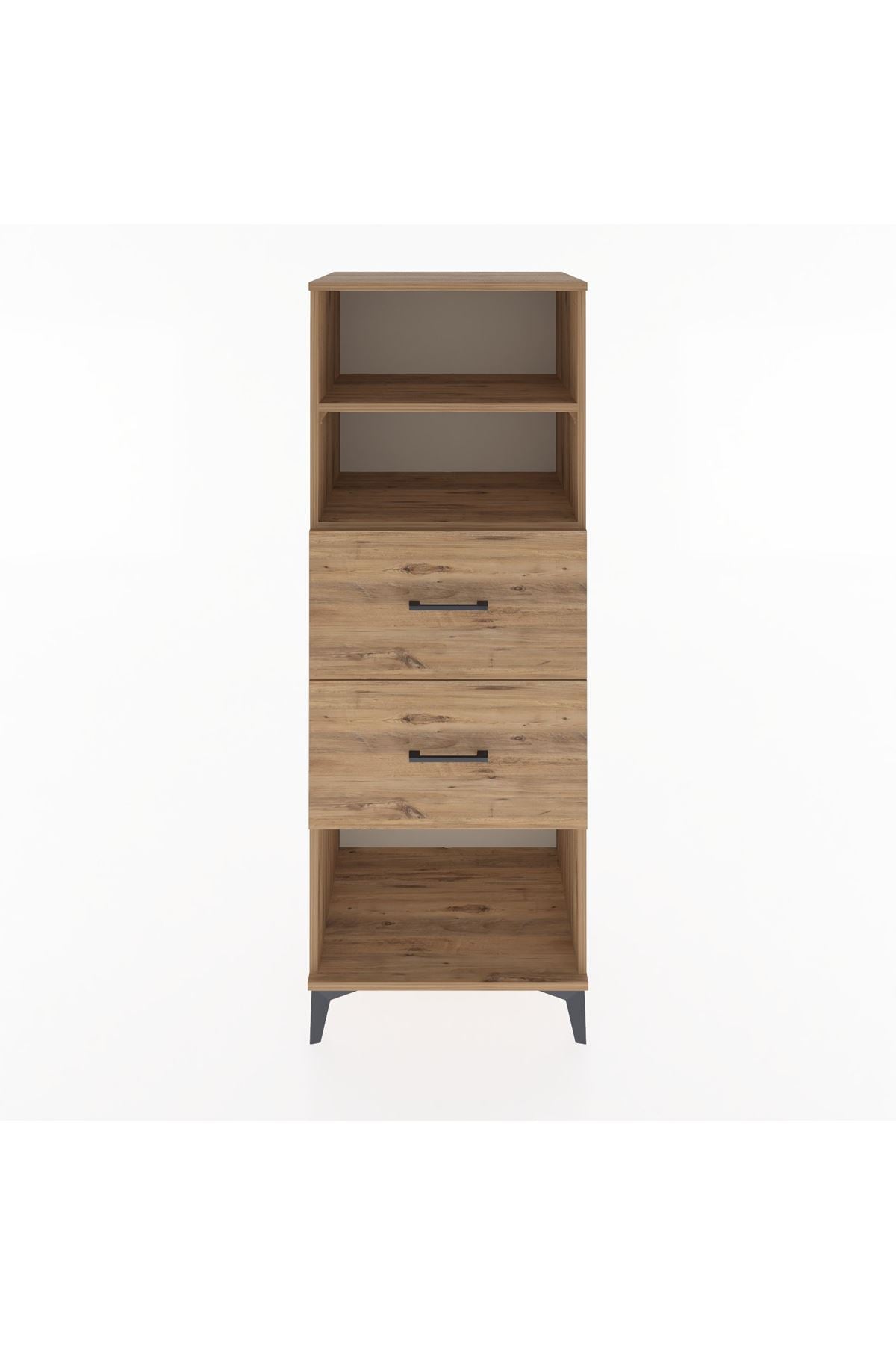 Hyperion Dolap 2 Raflı 2 Çekmeceli 60x44x163 - S53M076V9B