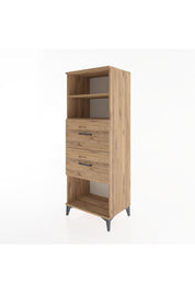 Hyperion Dolap 2 Raflı 2 Çekmeceli 60x44x163 - S53M076V9B
