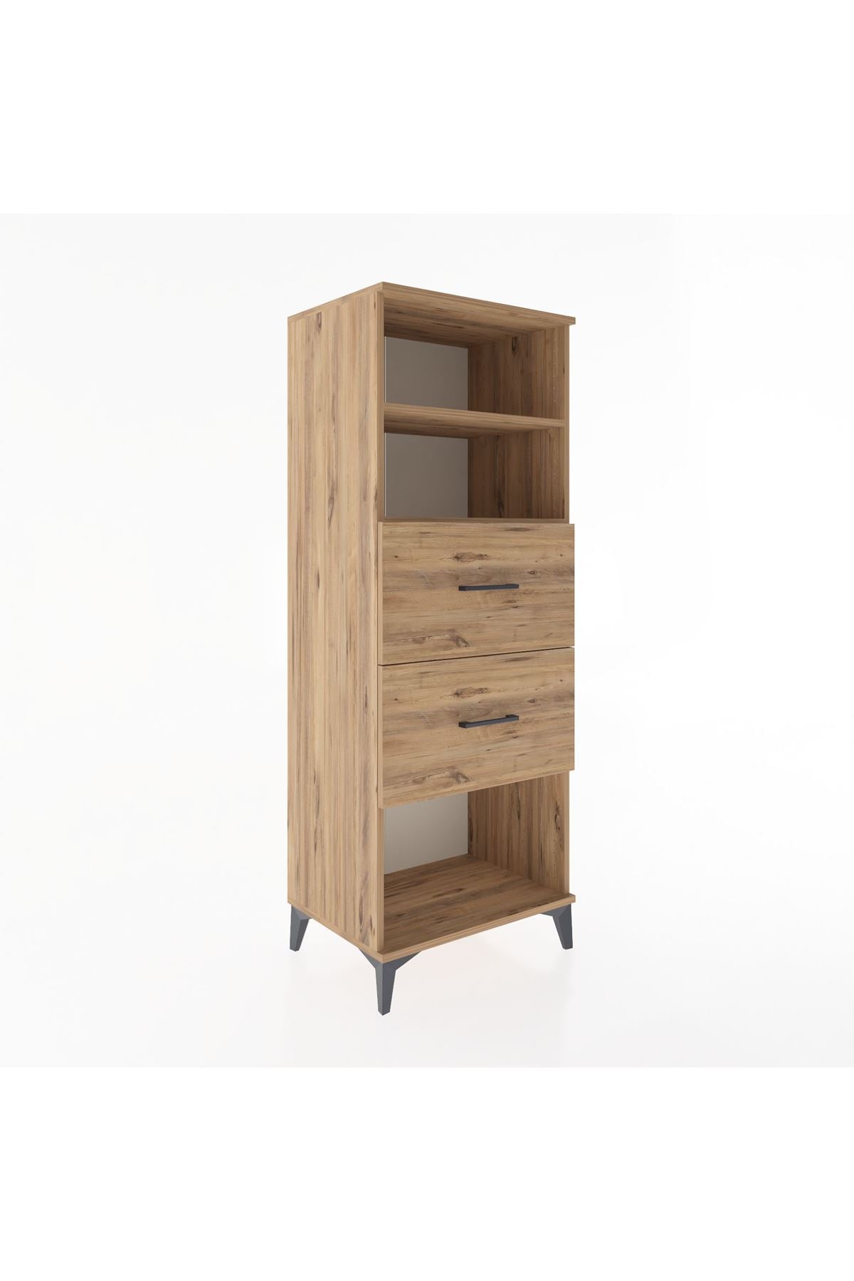 Hyperion Dolap 2 Raflı 2 Çekmeceli 60x44x163 - S53M076V9B