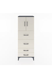 Hyperion Dolap 2 Raflı 4 Çekmeceli 2 Kapaklı 60x44x163 - S53M077V4B