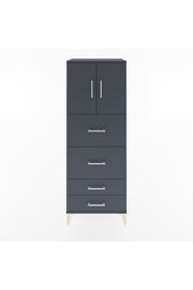 Hyperion Dolap 2 Raflı 4 Çekmeceli 2 Kapaklı 60x44x163 - S53M077V5B