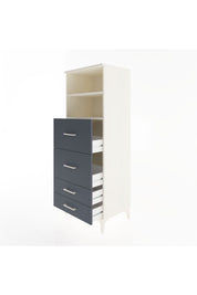 Hyperion Dolap 2 Raflı 4 Çekmeceli 60x44x163 - S53M078V2B