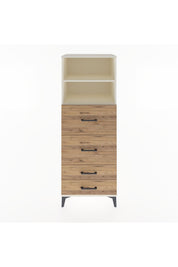 Hyperion Dolap 2 Raflı 4 Çekmeceli 60x44x163 - S53M078V3B
