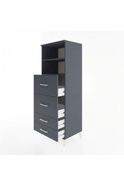 Hyperion Dolap 2 Raflı 4 Çekmeceli 60x44x163 - S53M078V5B