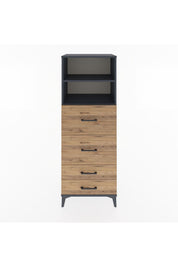 Hyperion Dolap 2 Raflı 4 Çekmeceli 60x44x163 - S53M078V6B