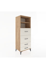 Hyperion Dolap 2 Raflı 4 Çekmeceli 60x44x163 - S53M078V7B