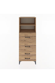 Hyperion Dolap 2 Raflı 4 Çekmeceli 60x44x163 - S53M078V9B