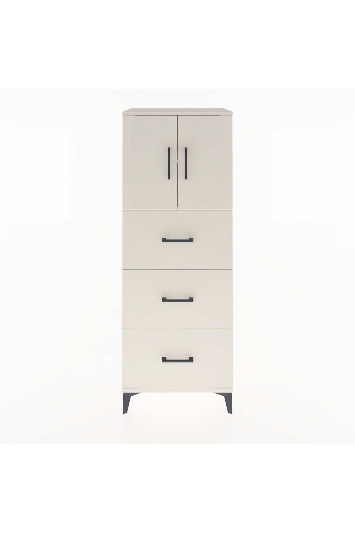 Hyperion Dolap 2 Raflı 3 Çekmeceli 2 Kapaklı 60x44x163 - S53M079V1B