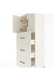Hyperion Dolap 2 Raflı 3 Çekmeceli 2 Kapaklı 60x44x163 - S53M079V1B