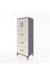 Hyperion Dolap 2 Raflı 3 Çekmeceli 2 Kapaklı 60x44x163 - S53M079V4B