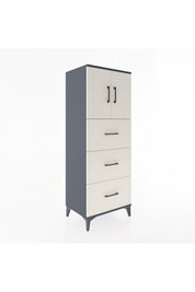 Hyperion Dolap 2 Raflı 3 Çekmeceli 2 Kapaklı 60x44x163 - S53M079V4B