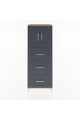 Hyperion Dolap 2 Raflı 3 Çekmeceli 2 Kapaklı 60x44x163
