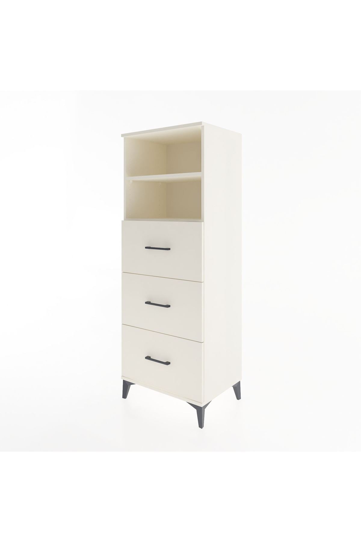 Hyperion Dolap 2 Raflı 3 Çekmeceli 60x44x163 - S53M080V1B