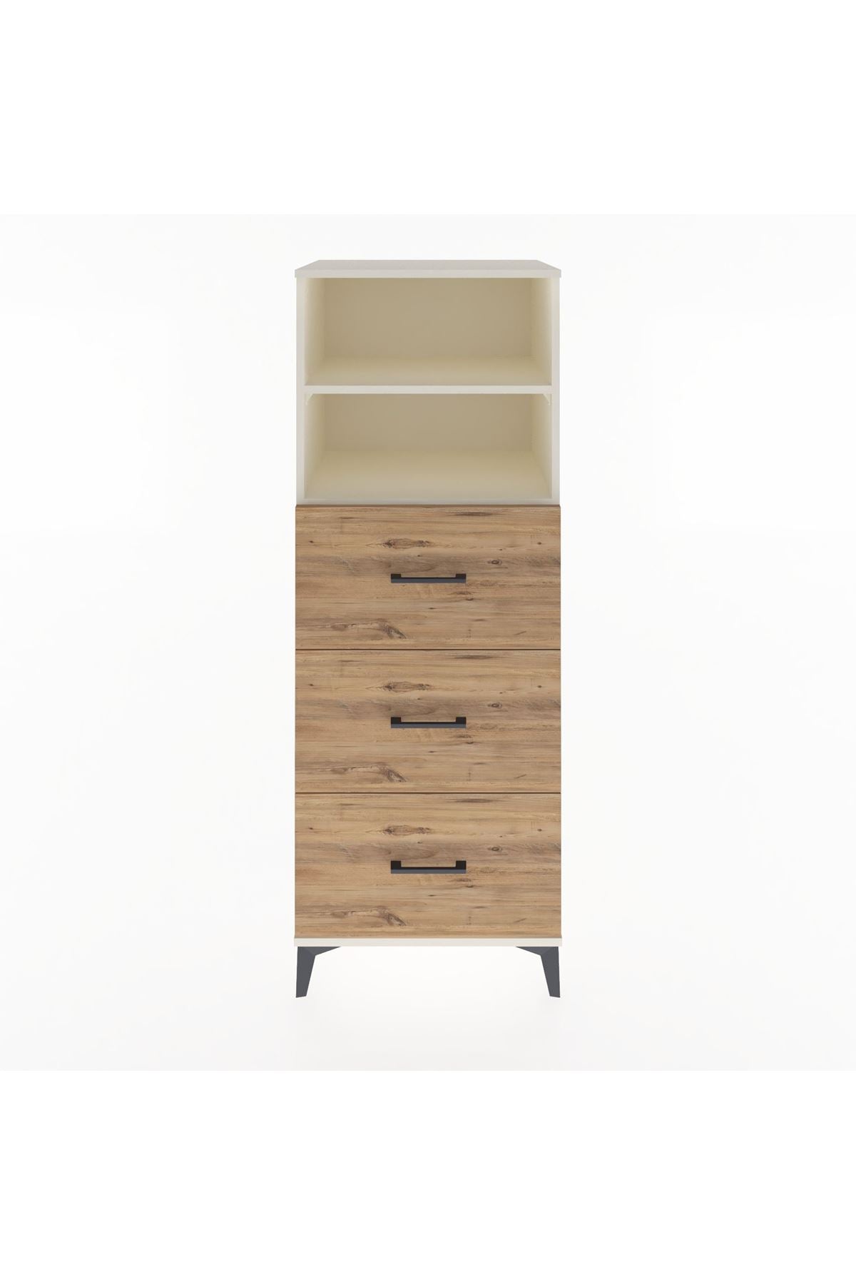 Hyperion Dolap 2 Raflı 3 Çekmeceli 60x44x163 - S53M080V3B