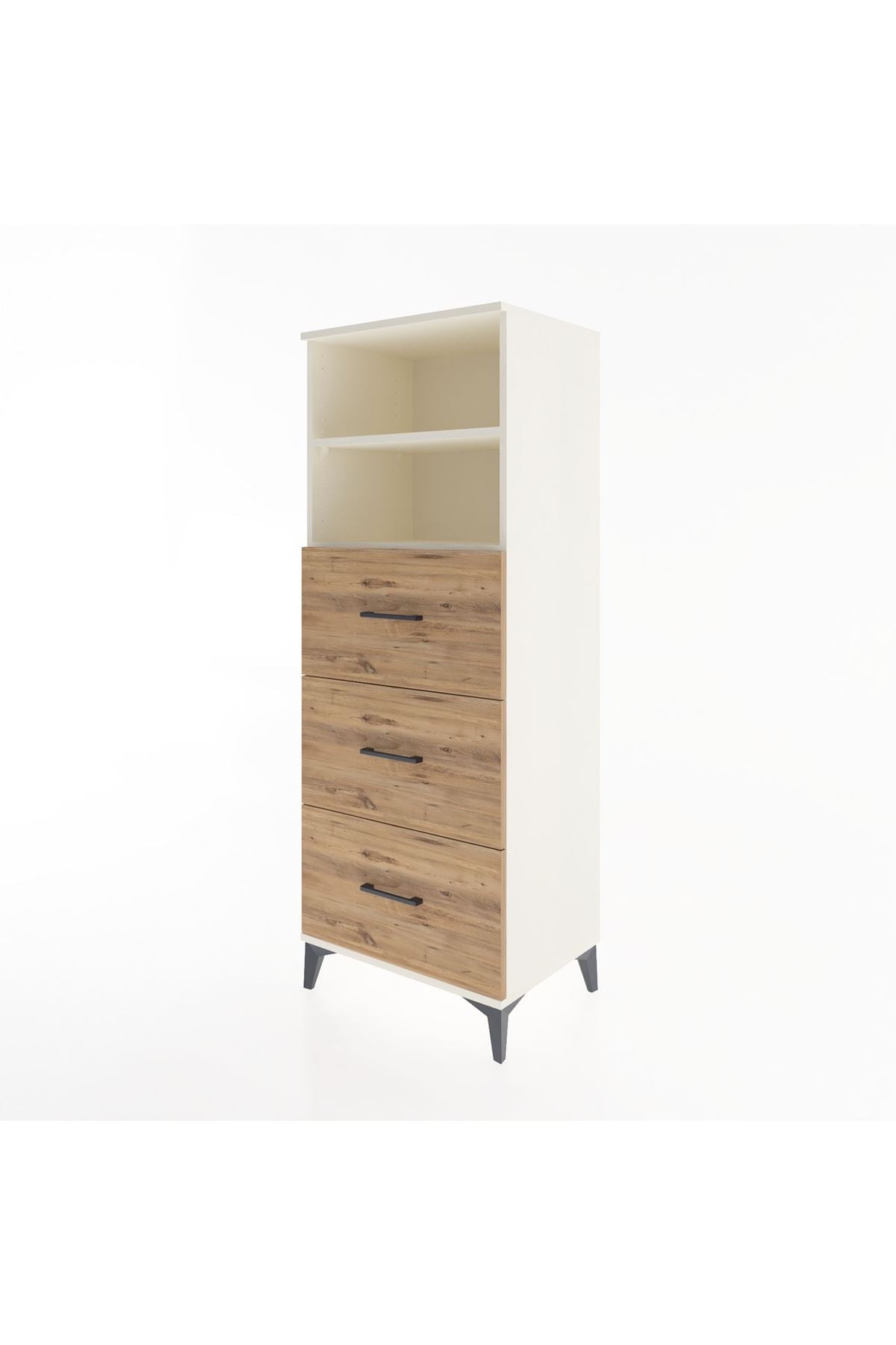 Hyperion Dolap 2 Raflı 3 Çekmeceli 60x44x163 - S53M080V3B