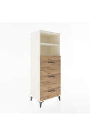 Hyperion Dolap 2 Raflı 3 Çekmeceli 60x44x163 - S53M080V3B
