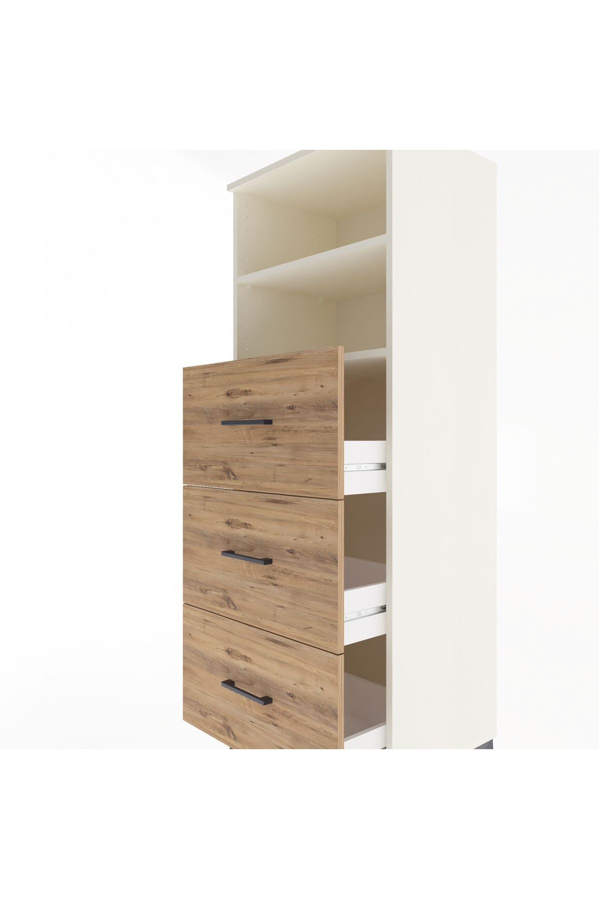 Hyperion Dolap 2 Raflı 3 Çekmeceli 60x44x163 - S53M080V3B