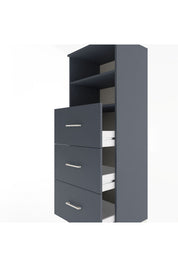 Hyperion Dolap 2 Raflı 3 Çekmeceli 60x44x163 - S53M080V5B