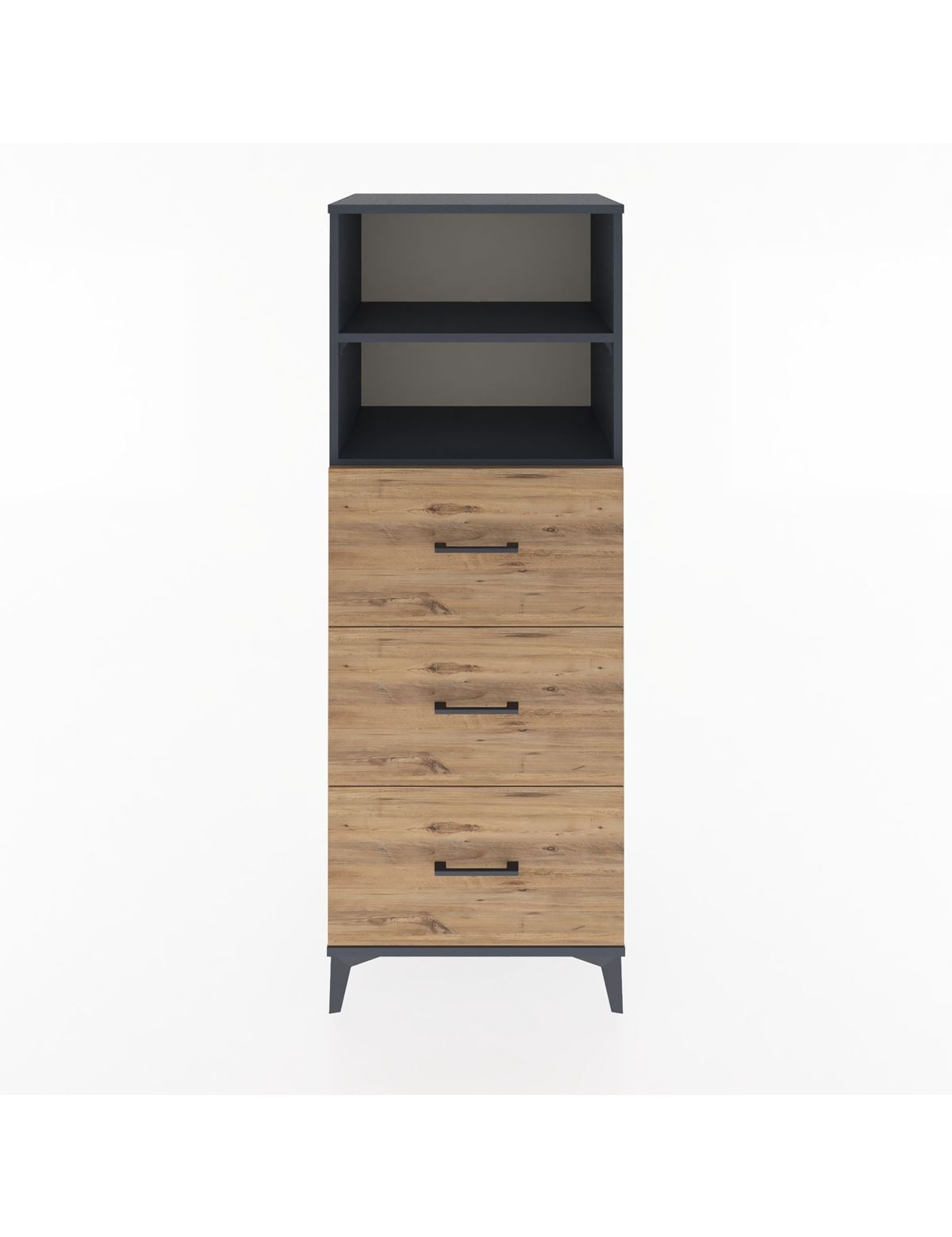 Hyperion Dolap 2 Raflı 3 Çekmeceli 60x44x163 - S53M080V6B