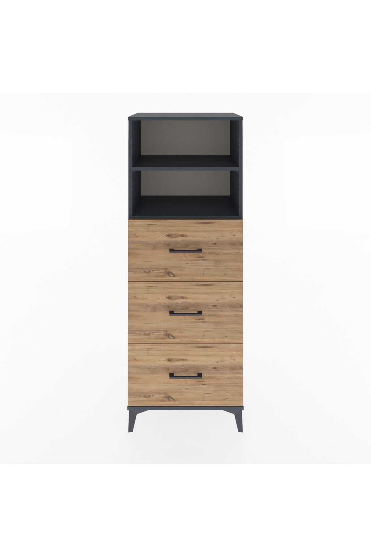 Hyperion Dolap 2 Raflı 3 Çekmeceli 60x44x163 - S53M080V6B
