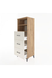 Hyperion Dolap 2 Raflı 3 Çekmeceli 60x44x163 - S53M080V7B