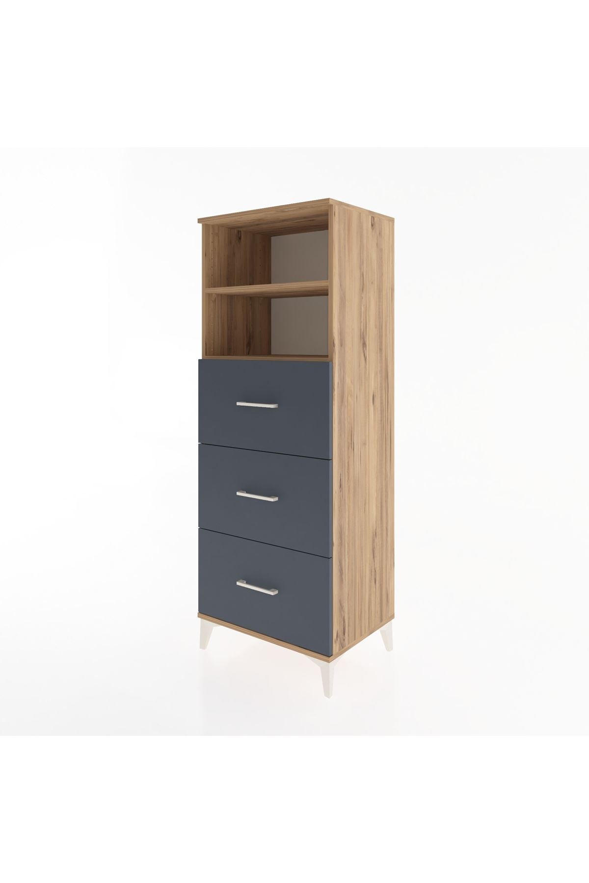 Hyperion Dolap 2 Raflı 3 Çekmeceli 60x44x163 - S53M080V8B