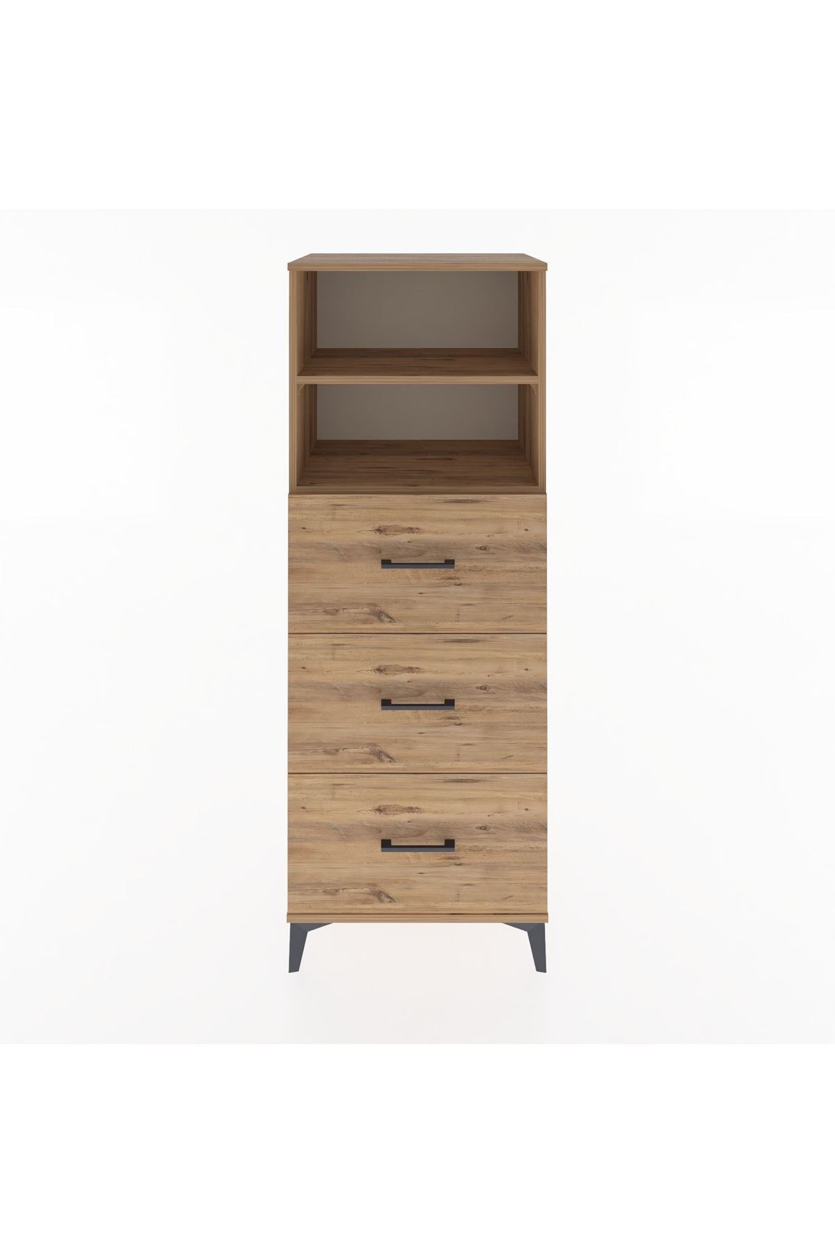 Hyperion Dolap 2 Raflı 3 Çekmeceli 60x44x163 - S53M080V9B