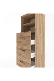 Hyperion Dolap 2 Raflı 3 Çekmeceli 60x44x163 - S53M080V9B