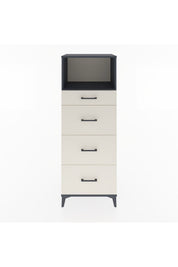 Hyperion Dolap Tek Raflı 4 Çekmeceli 60x44x163 - S53M081V4B