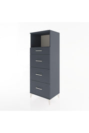 Hyperion Dolap Tek Raflı 4 Çekmeceli 60x44x163 - S53M081V5B