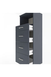 Hyperion Dolap Tek Raflı 4 Çekmeceli 60x44x163 - S53M081V5B