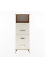 Hyperion Dolap Tek Raflı 4 Çekmeceli 60x44x163 - S53M081V7B