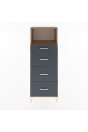 Hyperion Dolap Tek Raflı 4 Çekmeceli 60x44x163 - S53M081V8B