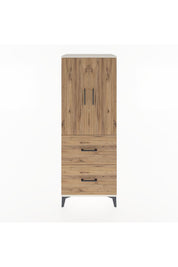 Hyperion Dolap 3 Raflı 2 Çekmeceli 2 Kapaklı 60x44x163 - S53M063V3B
