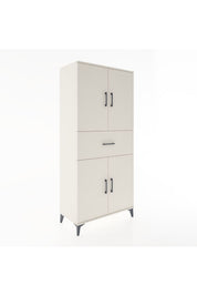Hyperion Dolap 4 Raflı Tek Çekmeceli 4 Kapaklı 88x44x195 - S60M001V1B