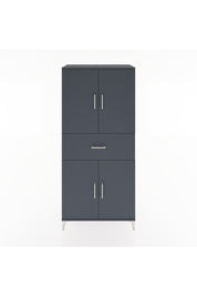 Hyperion Dolap 4 Raflı Tek Çekmeceli 4 Kapaklı 88x44x195 - S60M001V5B