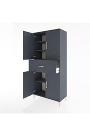 Hyperion Dolap 4 Raflı Tek Çekmeceli 4 Kapaklı 88x44x195 - S60M001V5B