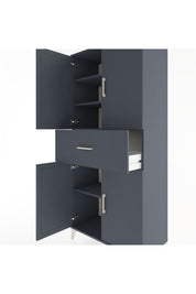 Hyperion Dolap 4 Raflı Tek Çekmeceli 4 Kapaklı 88x44x195 - S60M001V5B